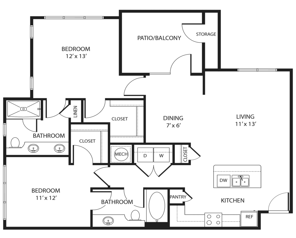 Comfort B2 floor plan